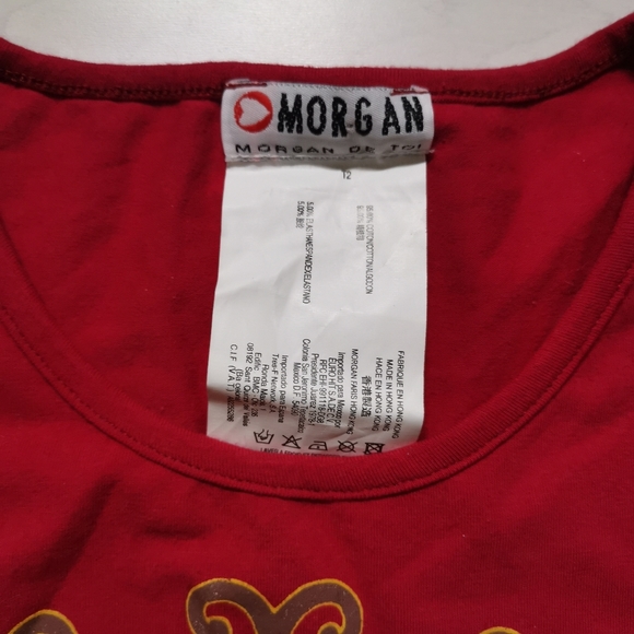 NWOT Morgan de toi cotton long sleeve top - Picture 3 of 4